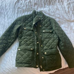 Xxs J Crew Green Jacket